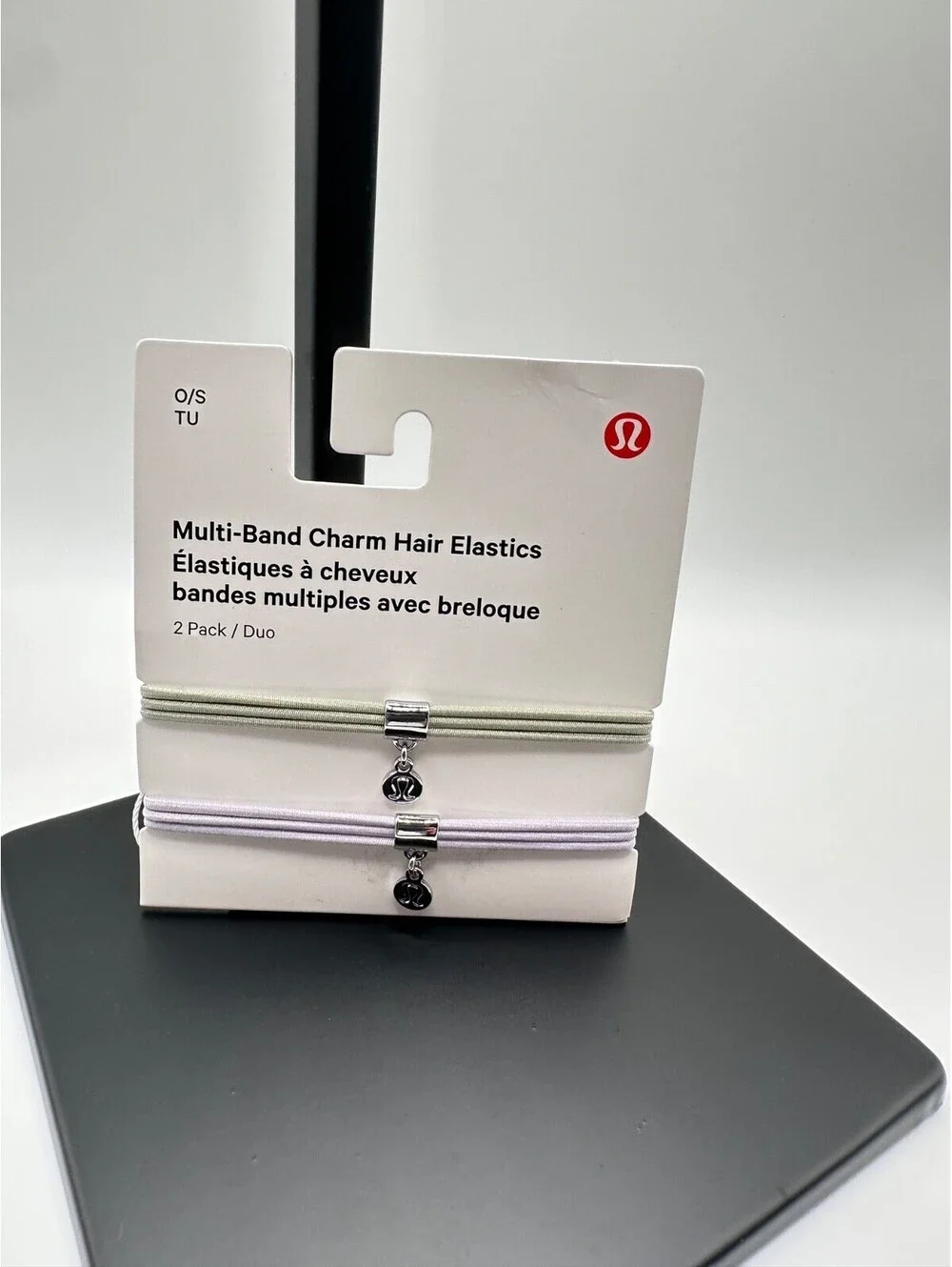 Lululemon Multi-Band Charm Hair Elastics (Fog Green/Faint Lavender)  - 0056